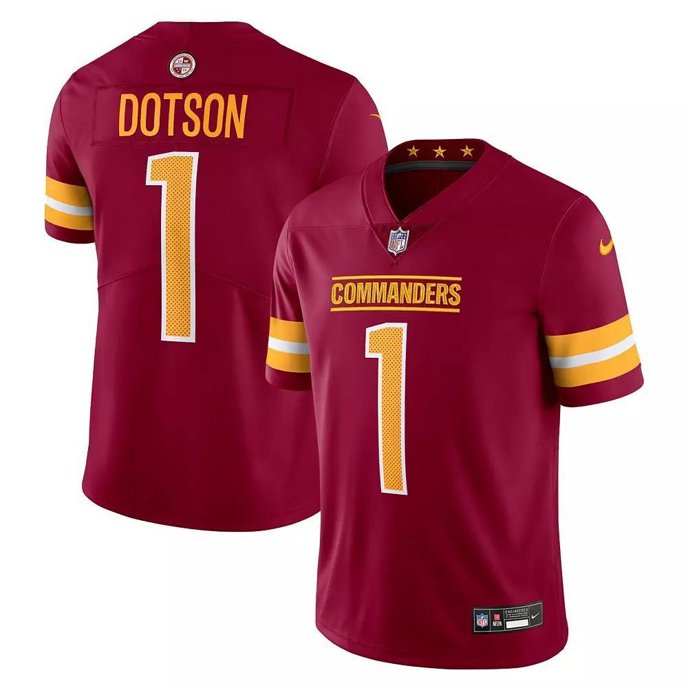 Men's Nike Jahan Dotson Burgundy Washington Commanders  Vapor Untouchable Limited Jersey, Size: 2XL, Wft Med Re Product Image