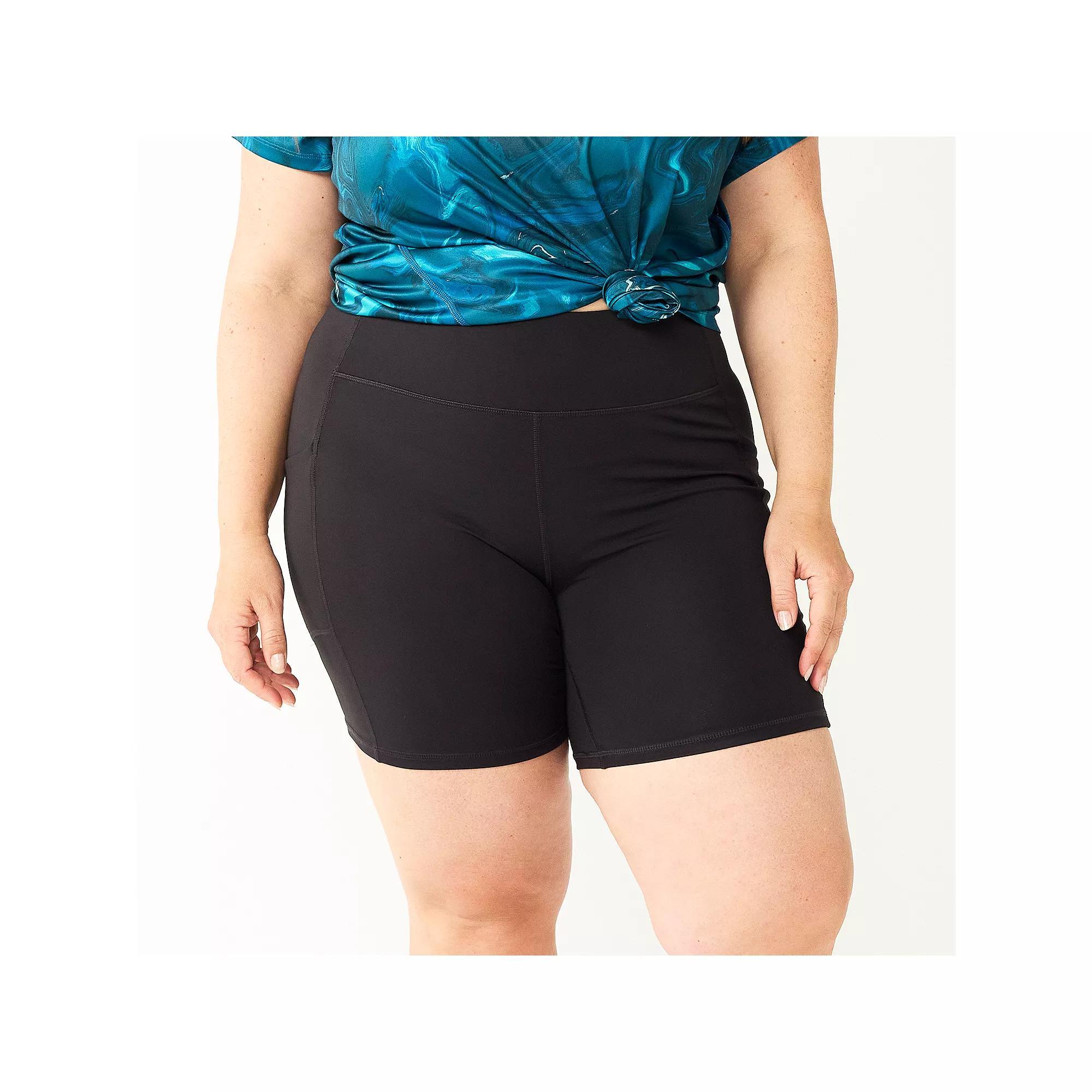 Plus Size Tek Gear Ultrastretch 7-in. Bike Shorts, Womens Product Image