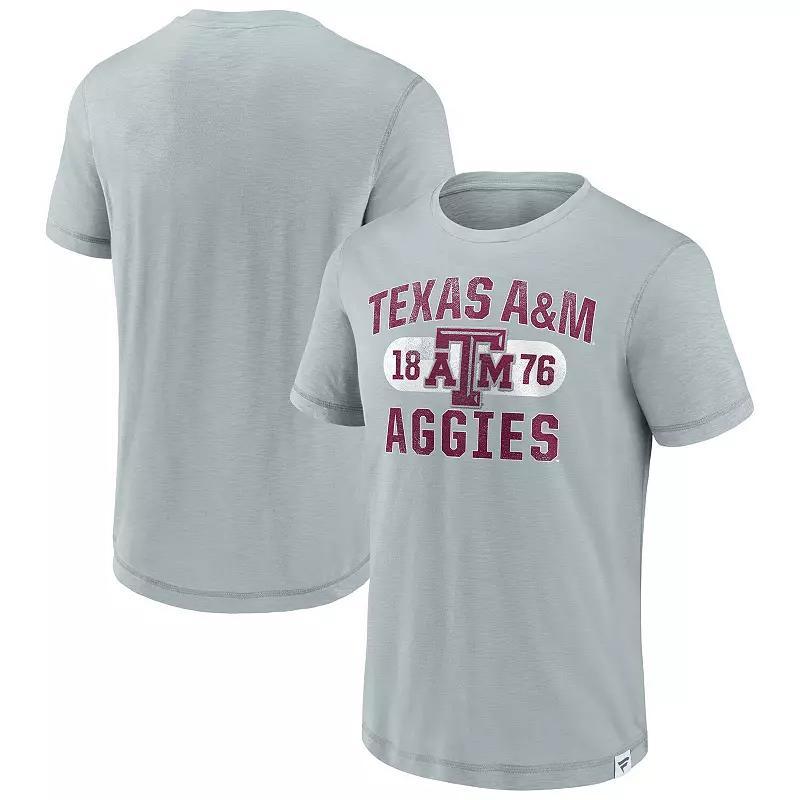 Mens Fanatics Gray Texas A&M Aggies True Classics Slub Elevated T-Shirt Product Image