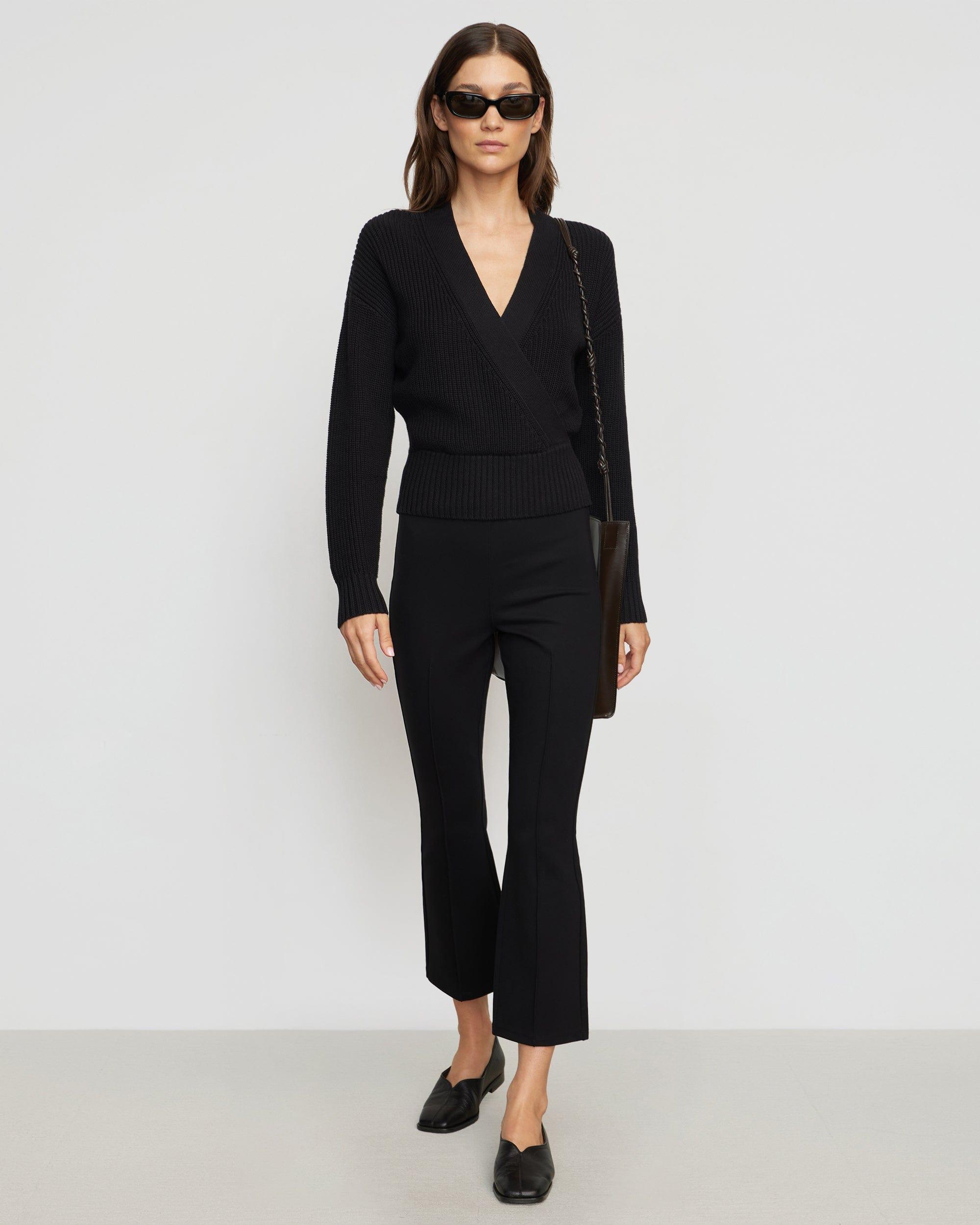 Tez Kick-Flare Ponte Stretch Pant Product Image