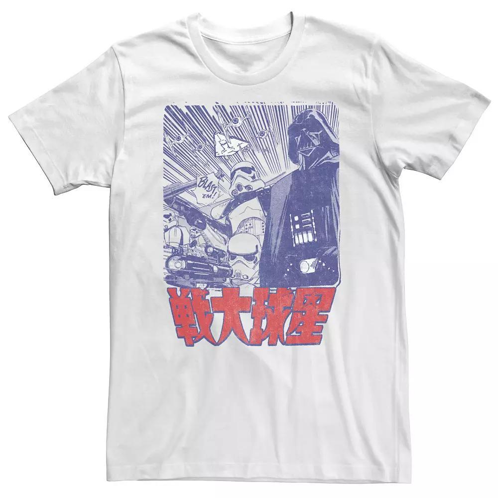 Big & Tall Star Wars Darth Kanji Action Tee, Men's,  Product Image