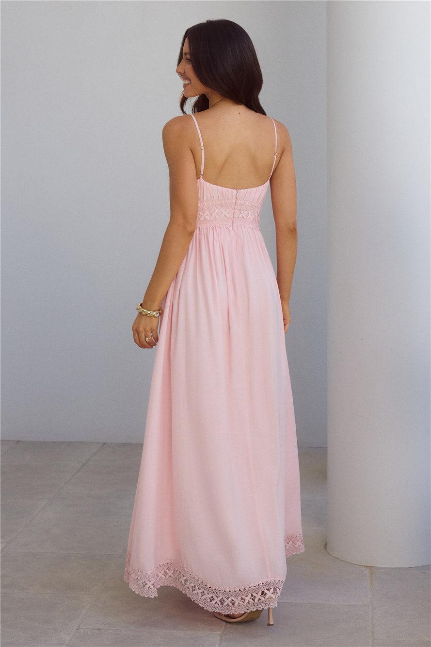 Solstice Hour Maxi Dress Pink Product Image