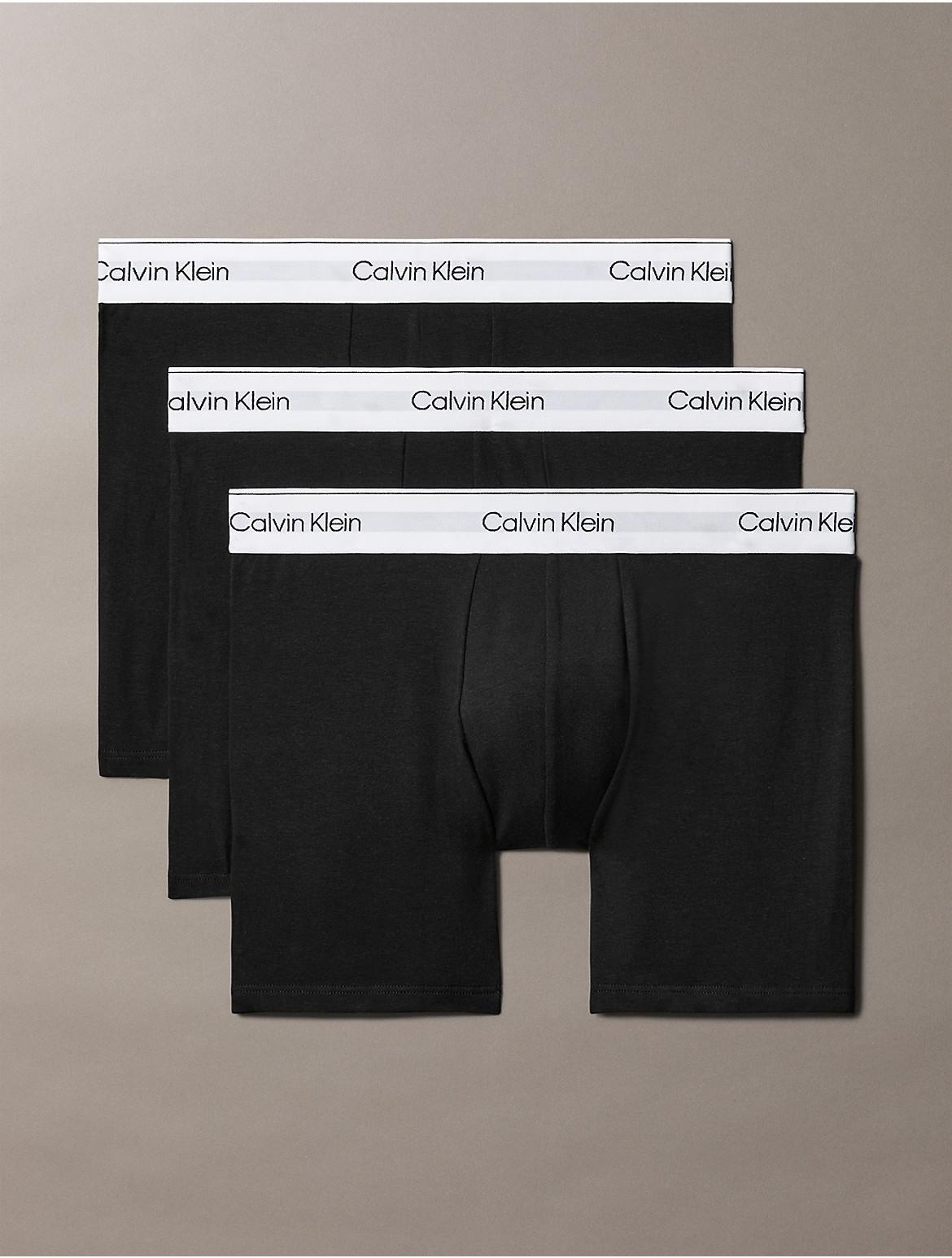 Calvin Klein Mens Icon Cotton Stretch 3-Pack Boxer Brief - Multi - S Product Image