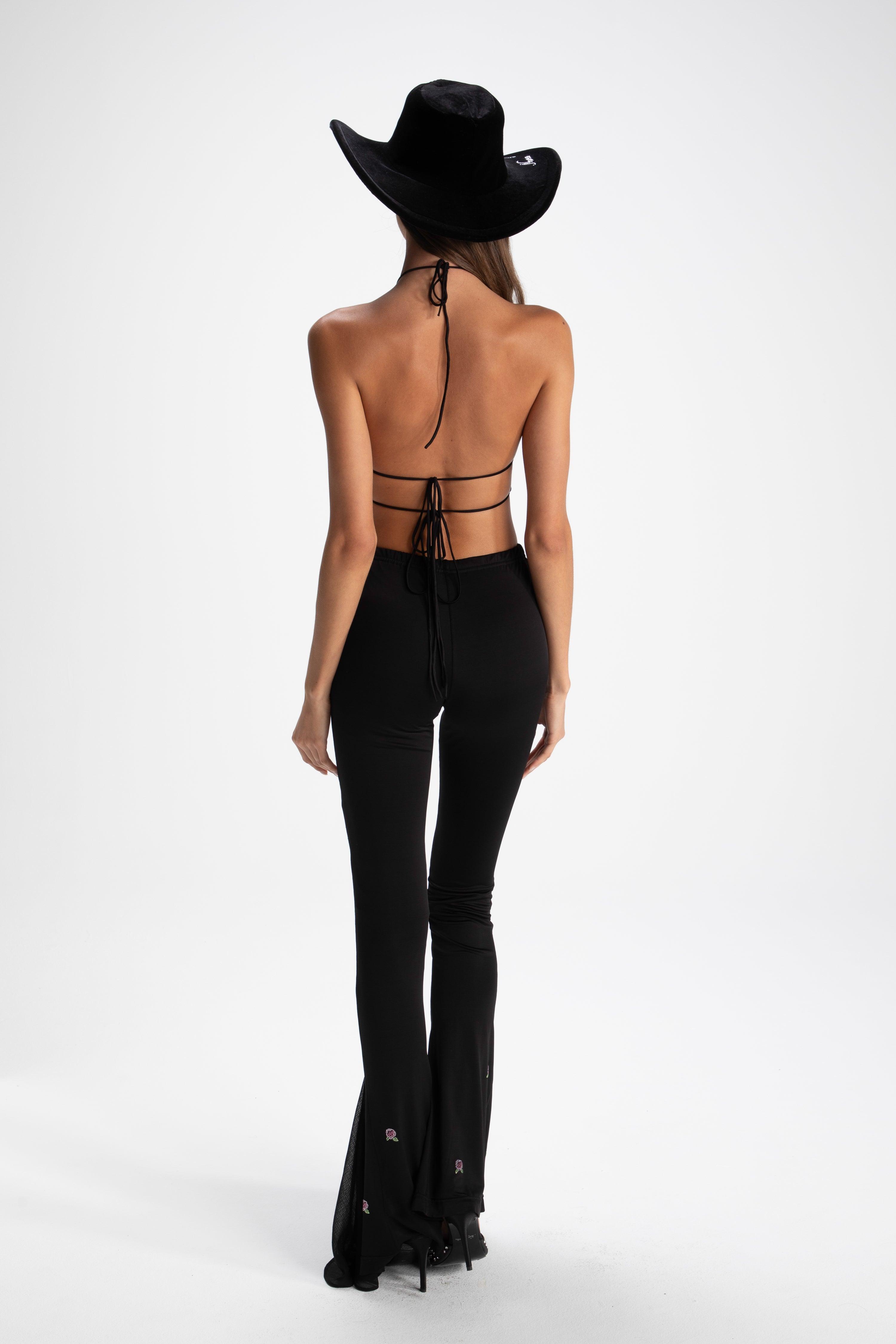 Mara Rose Pants (Black) (Final Sale) Product Image