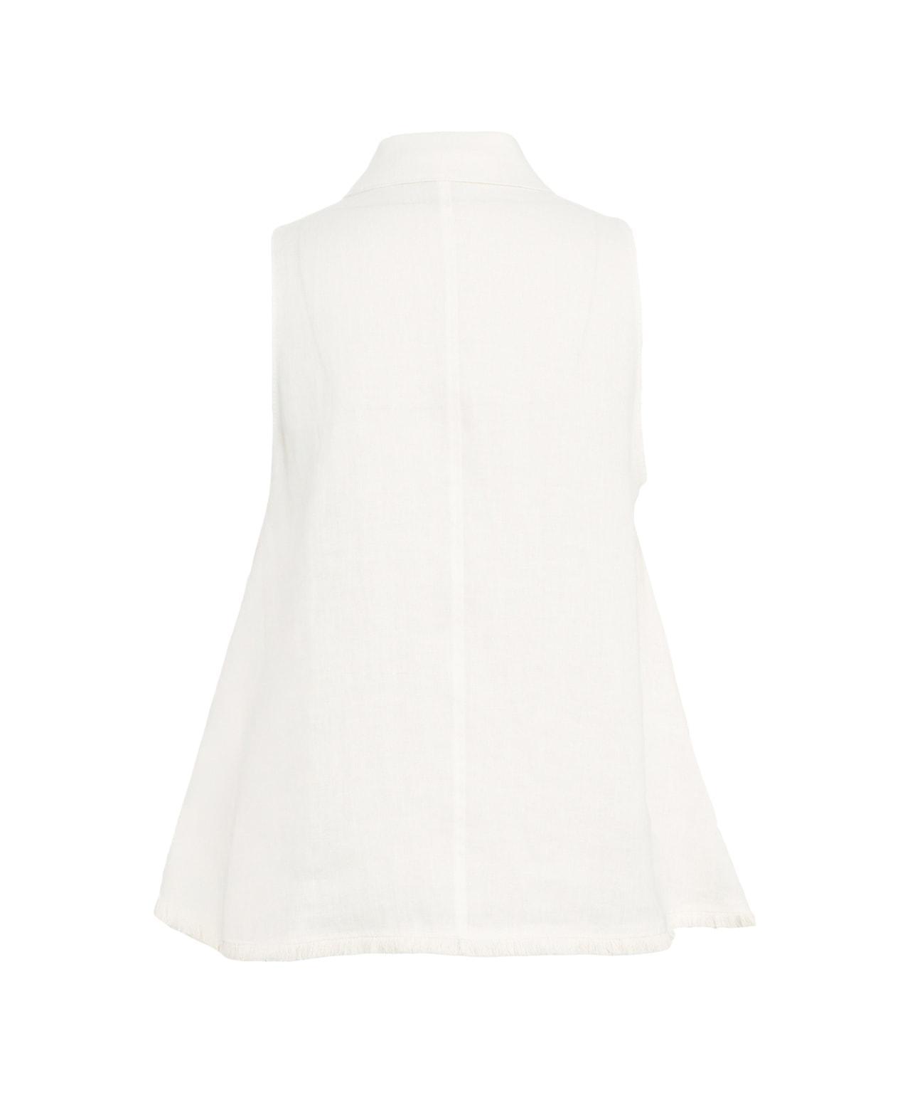 Linen sleeveless blouse Product Image