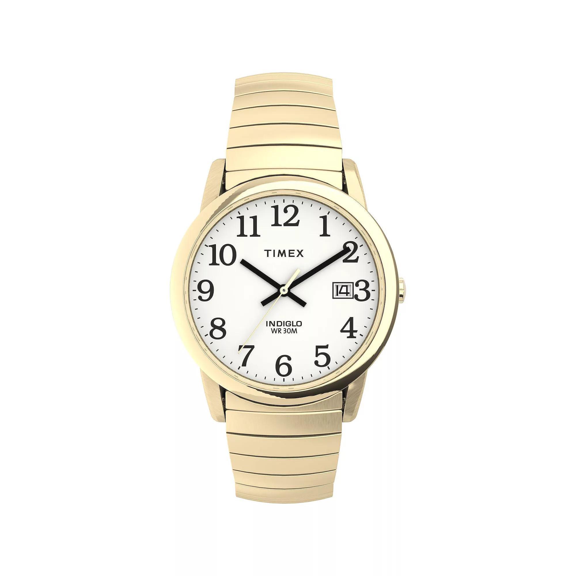 Men's Timex Easy Reader Expansion Band Watch - Gold T2H3019J Product Image