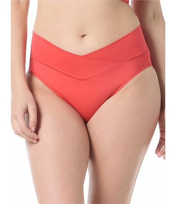 Coco Reef Solid Serene Crossover V-Waist Hipster Swim Bottom Product Image
