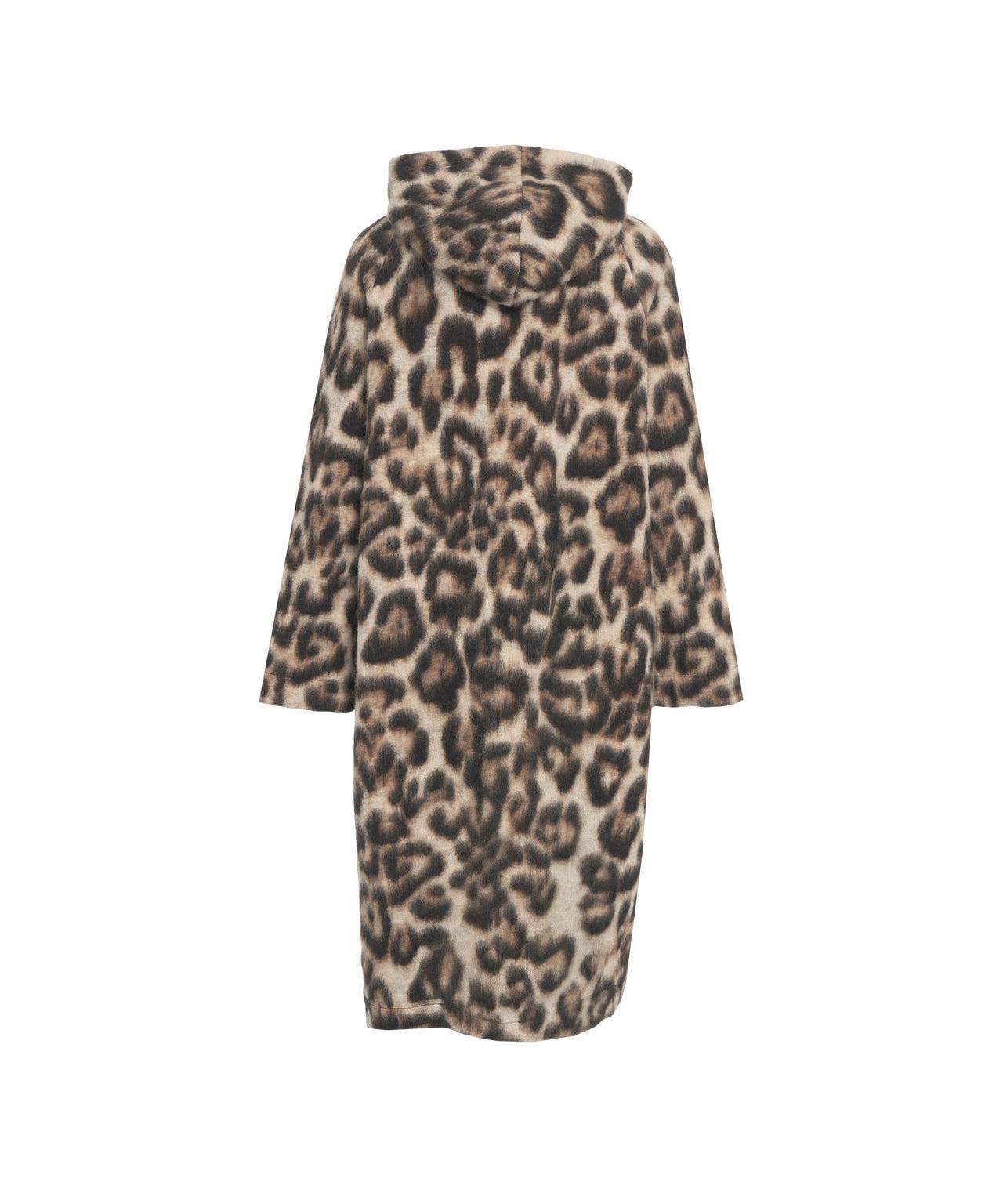 Coat with animal print Product Image