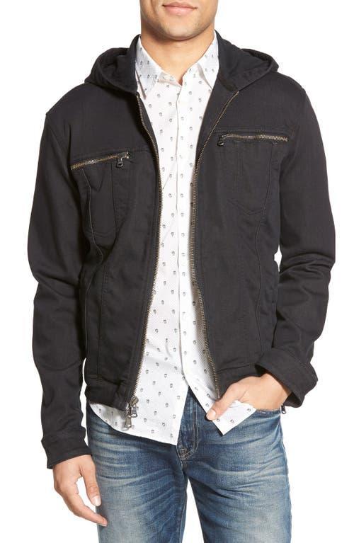 John Varvatos Star Usa Hooded Zip-Front Knit Jacket Product Image