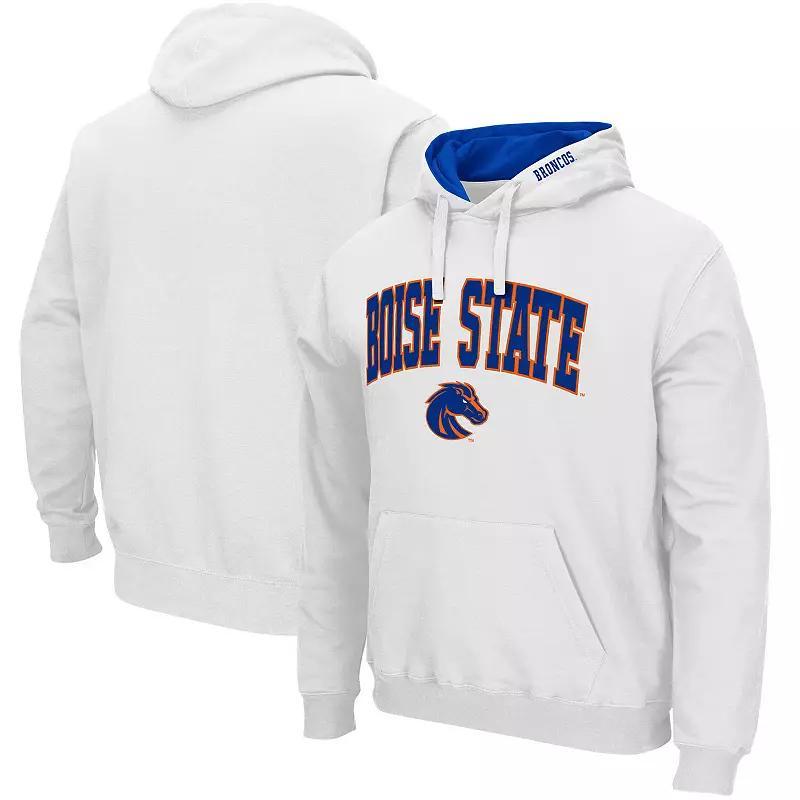 Mens Colosseum Boise State Broncos Arch & Logo 3.0 Pullover Hoodie Product Image