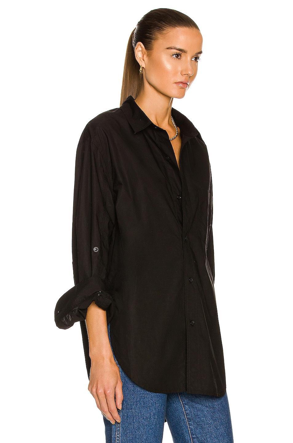 Kayla Oversized Button-Front Shirt Product Image