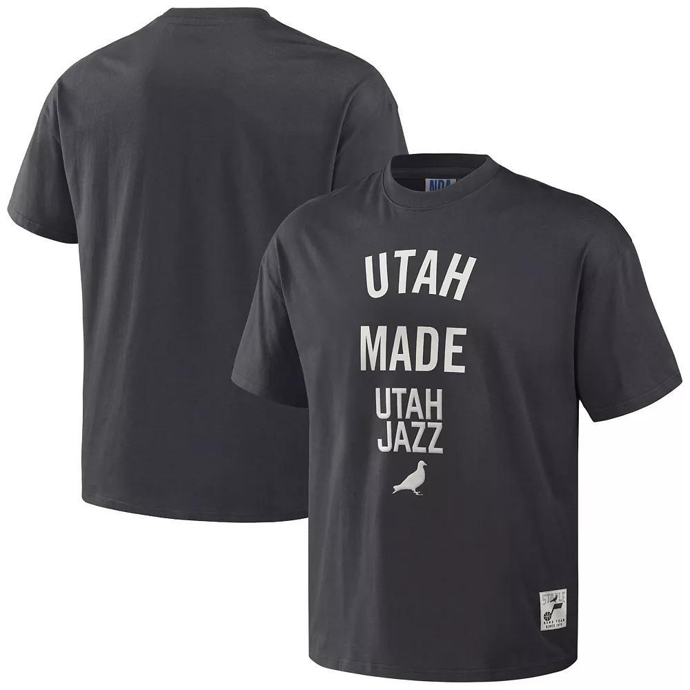 Men's NBA x Staple Anthracite Utah Jazz Heavyweight Over Product Image