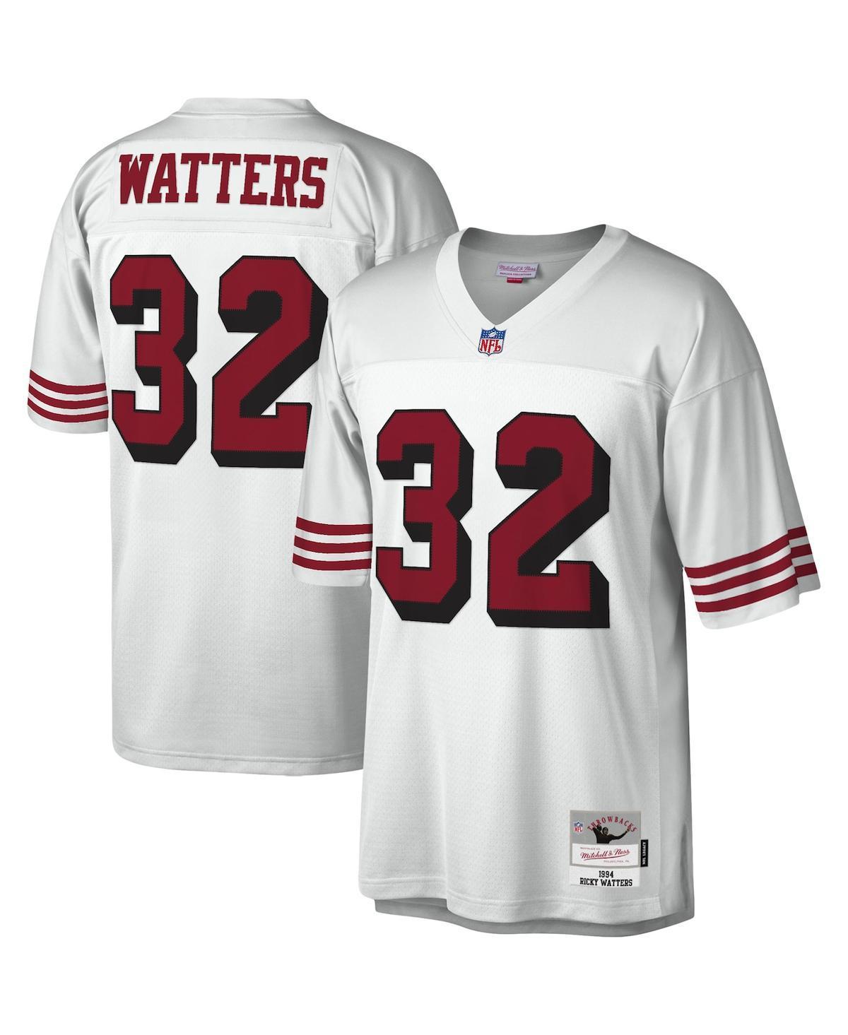 Men's Mitchell & Ness Ricky Watters White San Francisco 49ers Legacy Replica Jersey, Size: Large Product Image