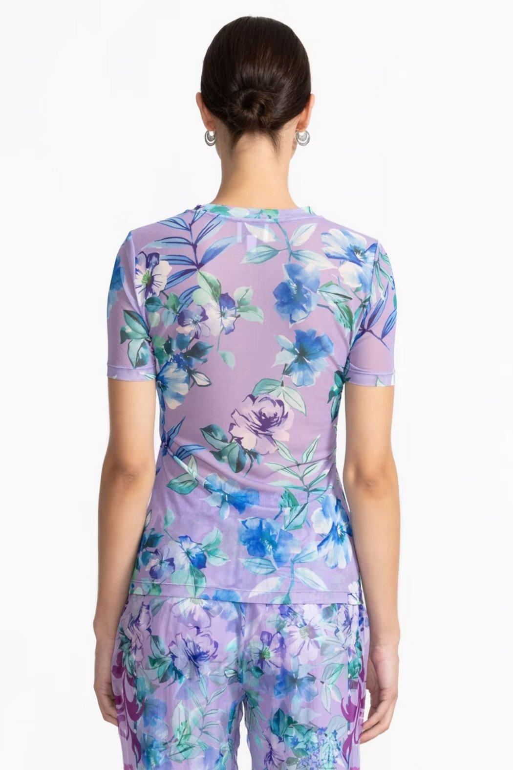 Eleanor Short Sleeve Mesh Tee Product Image