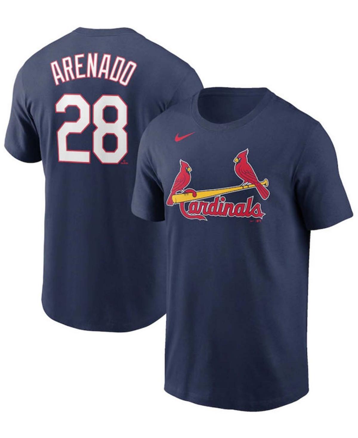 Mens Nike Nolan Arenado St. Louis Cardinals Name & Number T-Shirt Blue Product Image