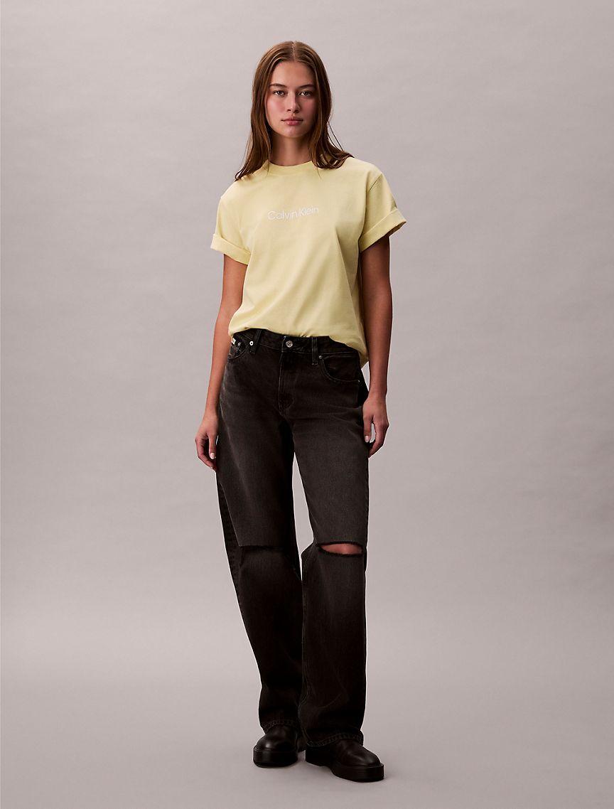 Standard Logo Boxy Fit Crewneck T-Shirt Product Image