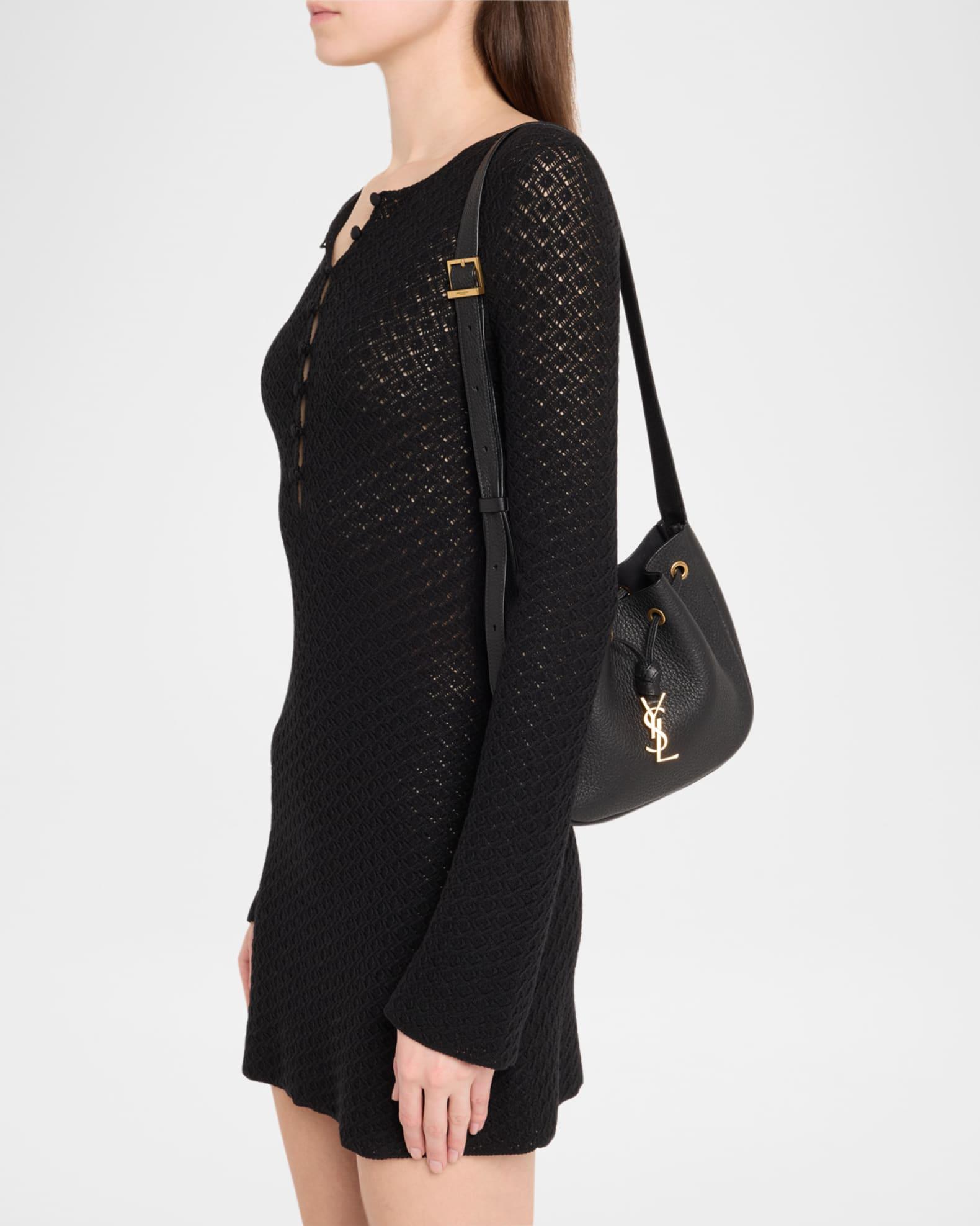 Paris VII Mini YSL Hobo Bag in Grained Leather Product Image