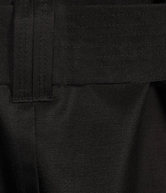 London Fog Petite Size Double Breasted Point Collar Button Front Trench Coat Product Image