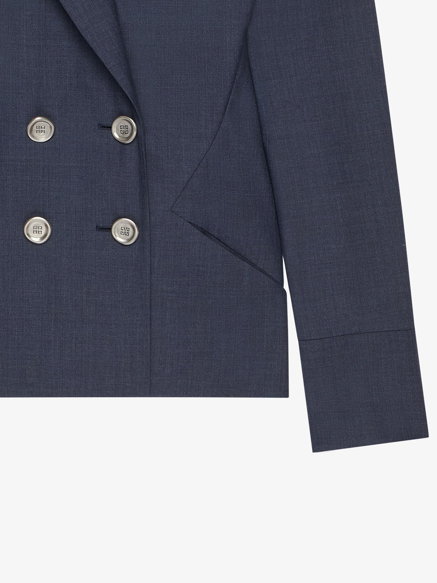 Slim fit jacket in wool Product Image