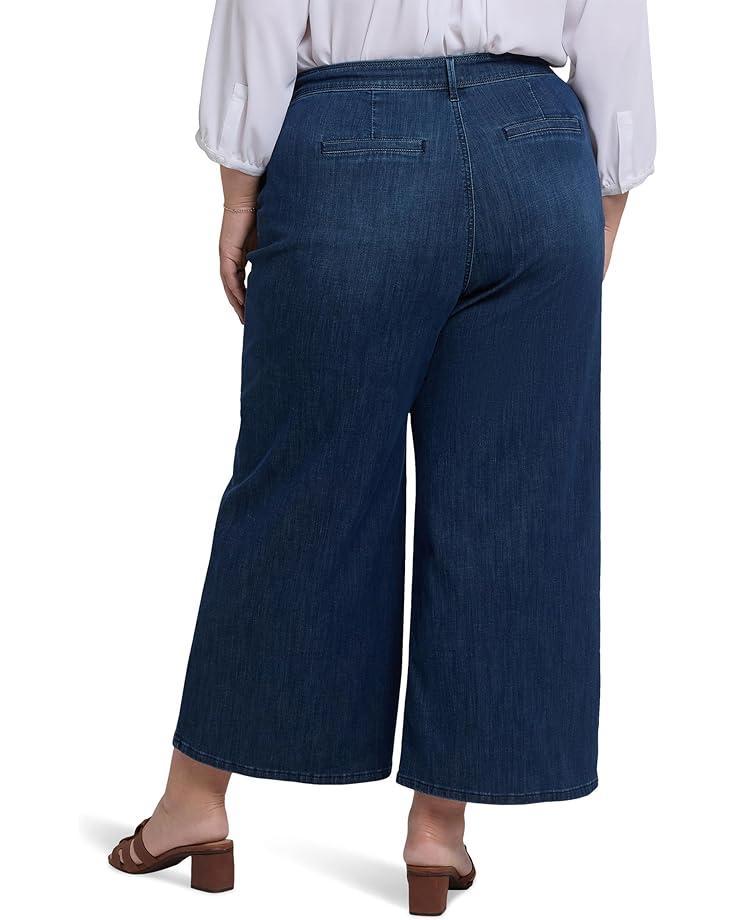 Plus Size Wide Leg Cropped Cargo Product Image