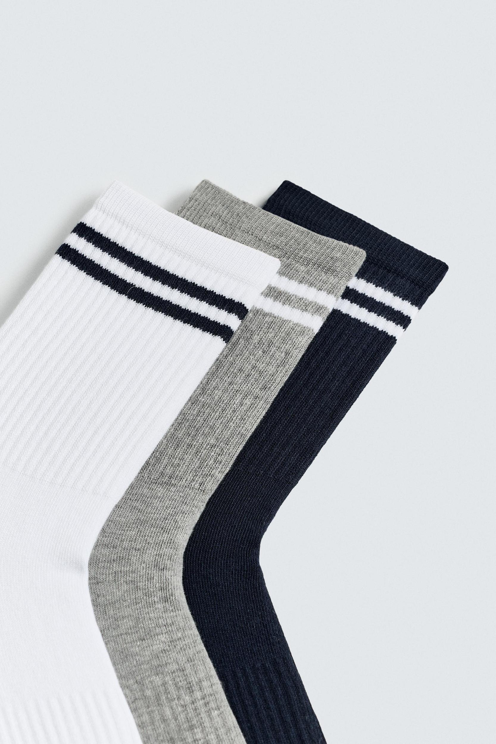 3-PACK STRIPED SOCKS Product Image