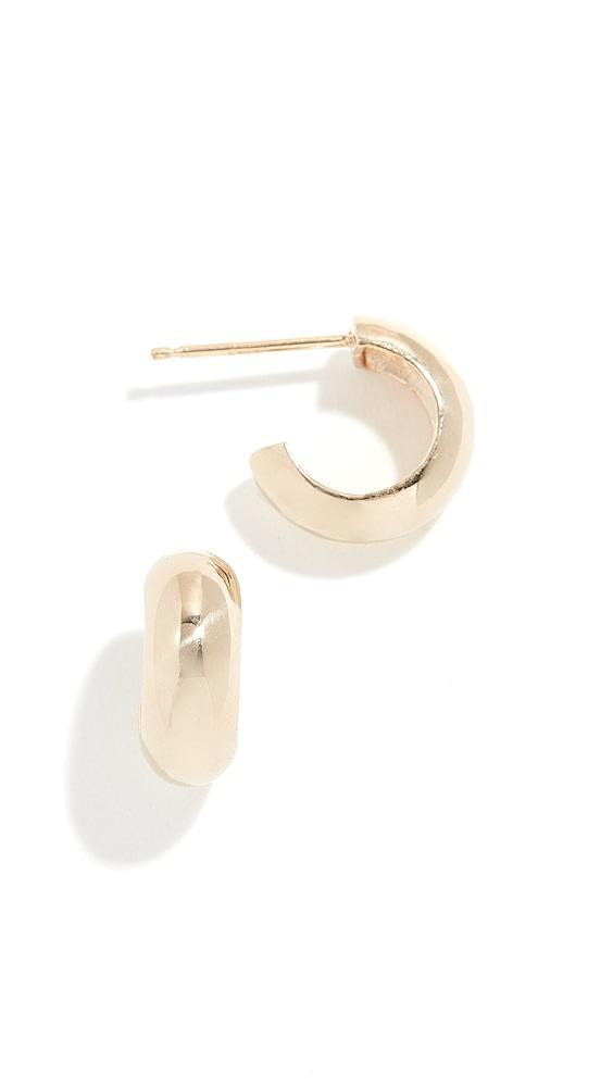 Zoe Chicco 14k Gold Huggie Hoop Earrings | Shopbop Product Image