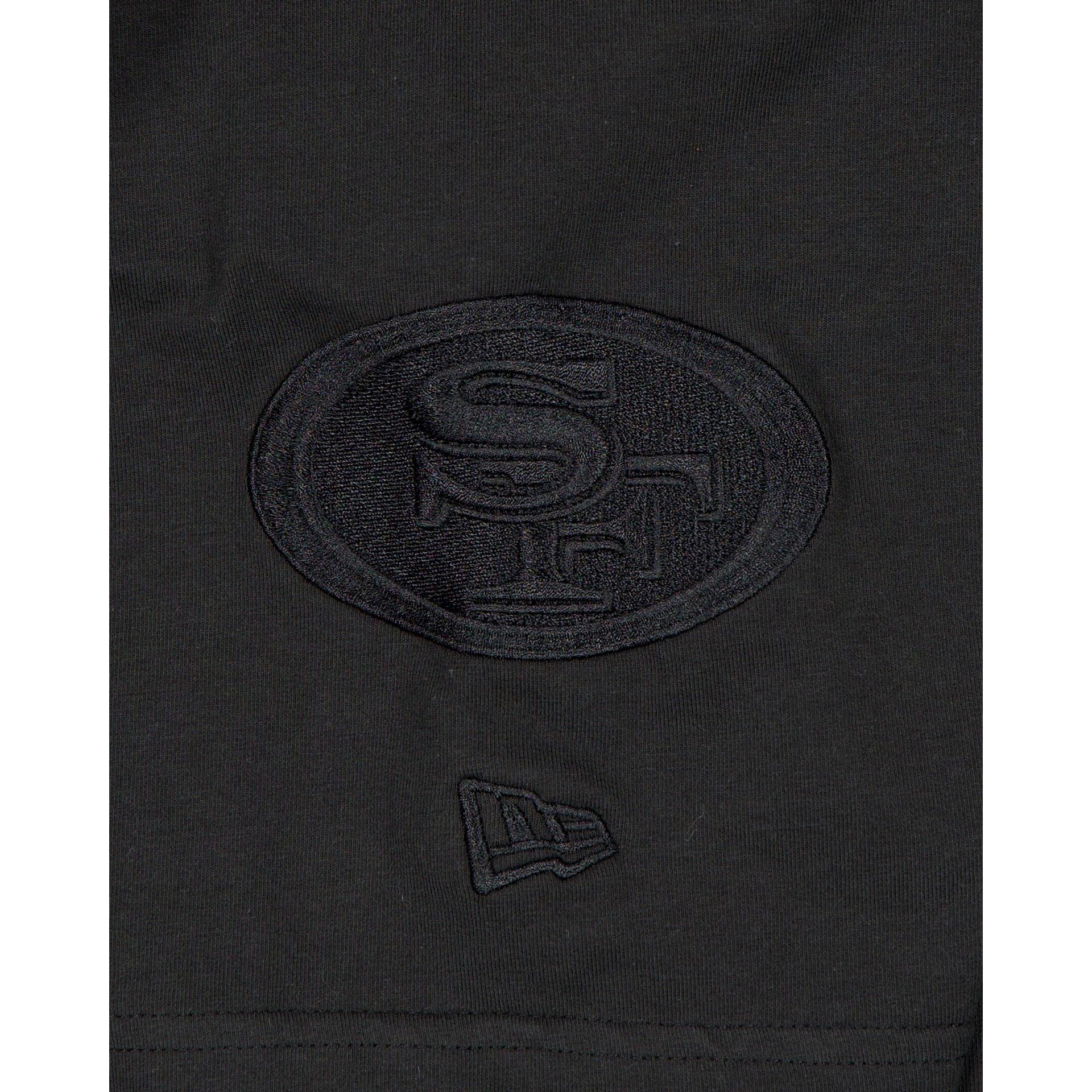 San Francisco 49ers Black on Black Logo Select T-Shirt Male Product Image