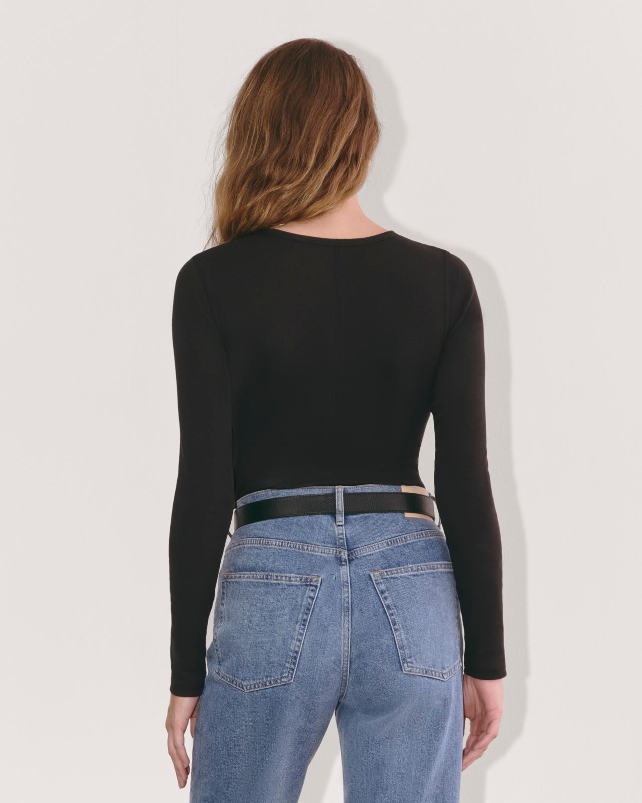 Womens Luxe Rib Long-Sleeve Crew Sweater by Everlane Product Image