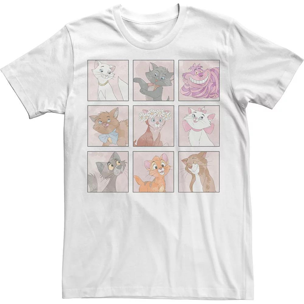 Disney's Mickey And Friends Men's Cats Box Up Tee, Size: Small, White Product Image