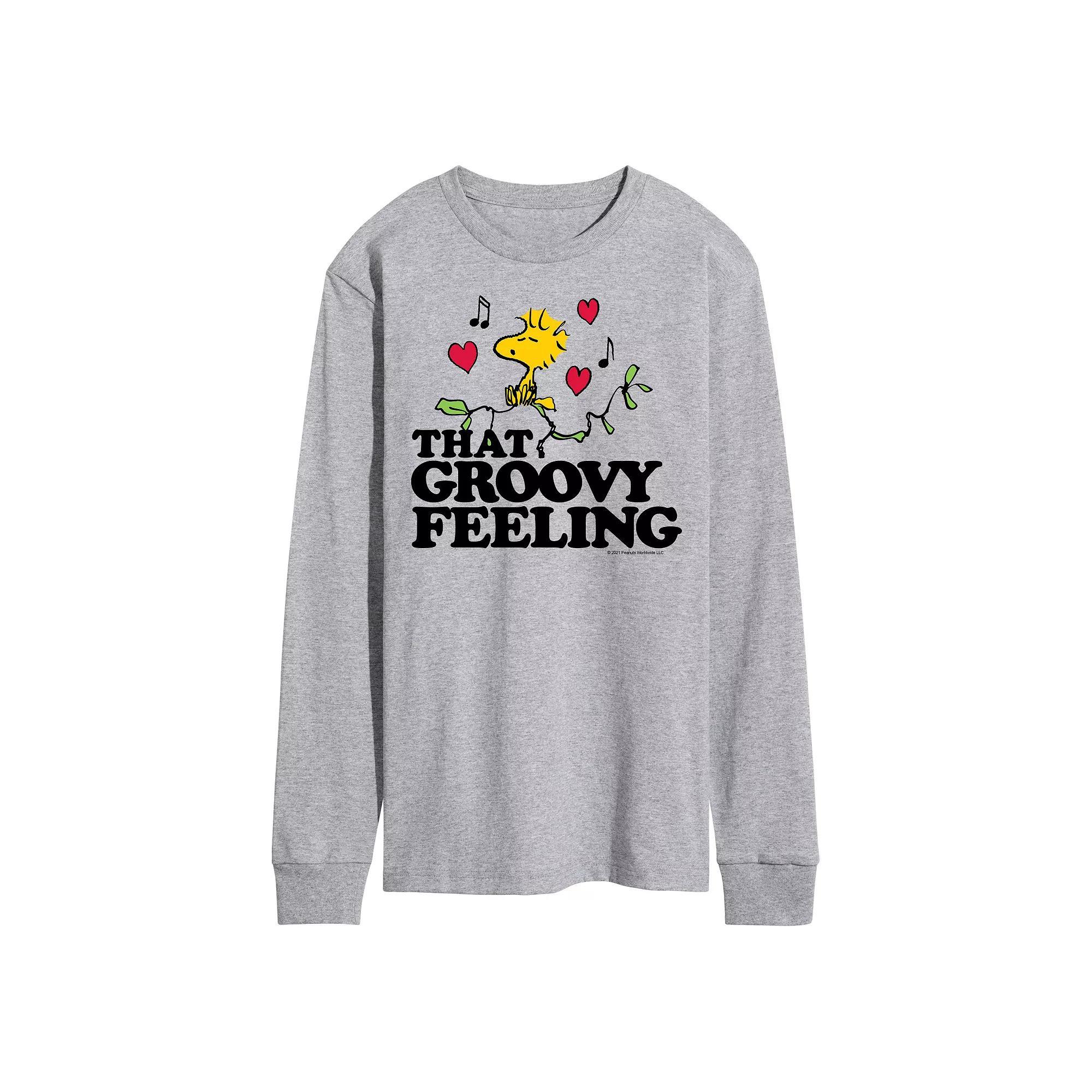 Men's Peanuts That Groovy Feeling Long Sleeve Tee,  Product Image
