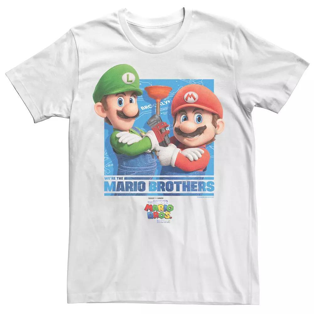Men's The Super Mario Bros. Movie Plumber Brothers Graphic Tee,  Product Image