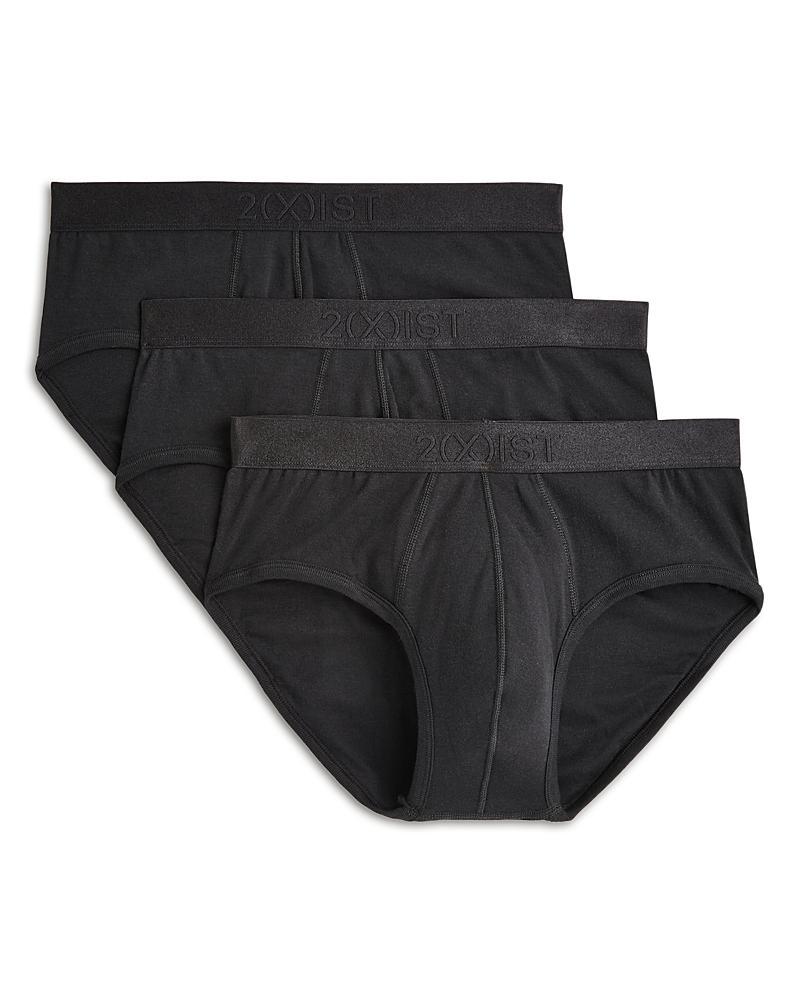 Mens 3-Pack Pima Cotton Contour Pouch Briefs Product Image