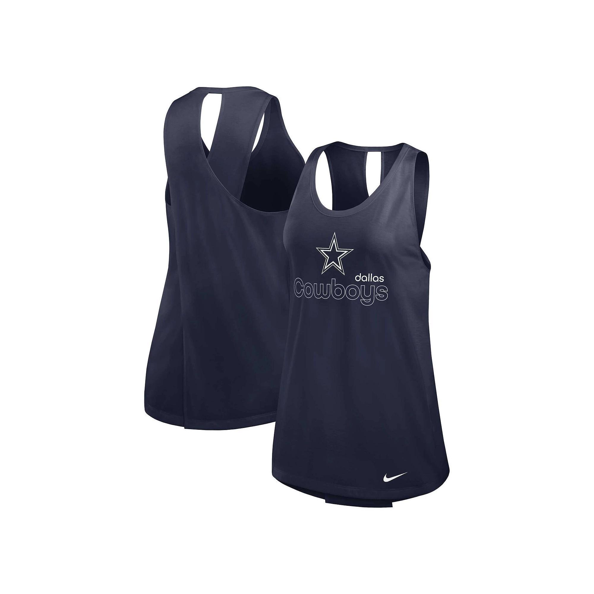 Dallas Cowboys Nike Womens Dri-FIT NFL Tank Top | 01D541S7RD-K3J Product Image