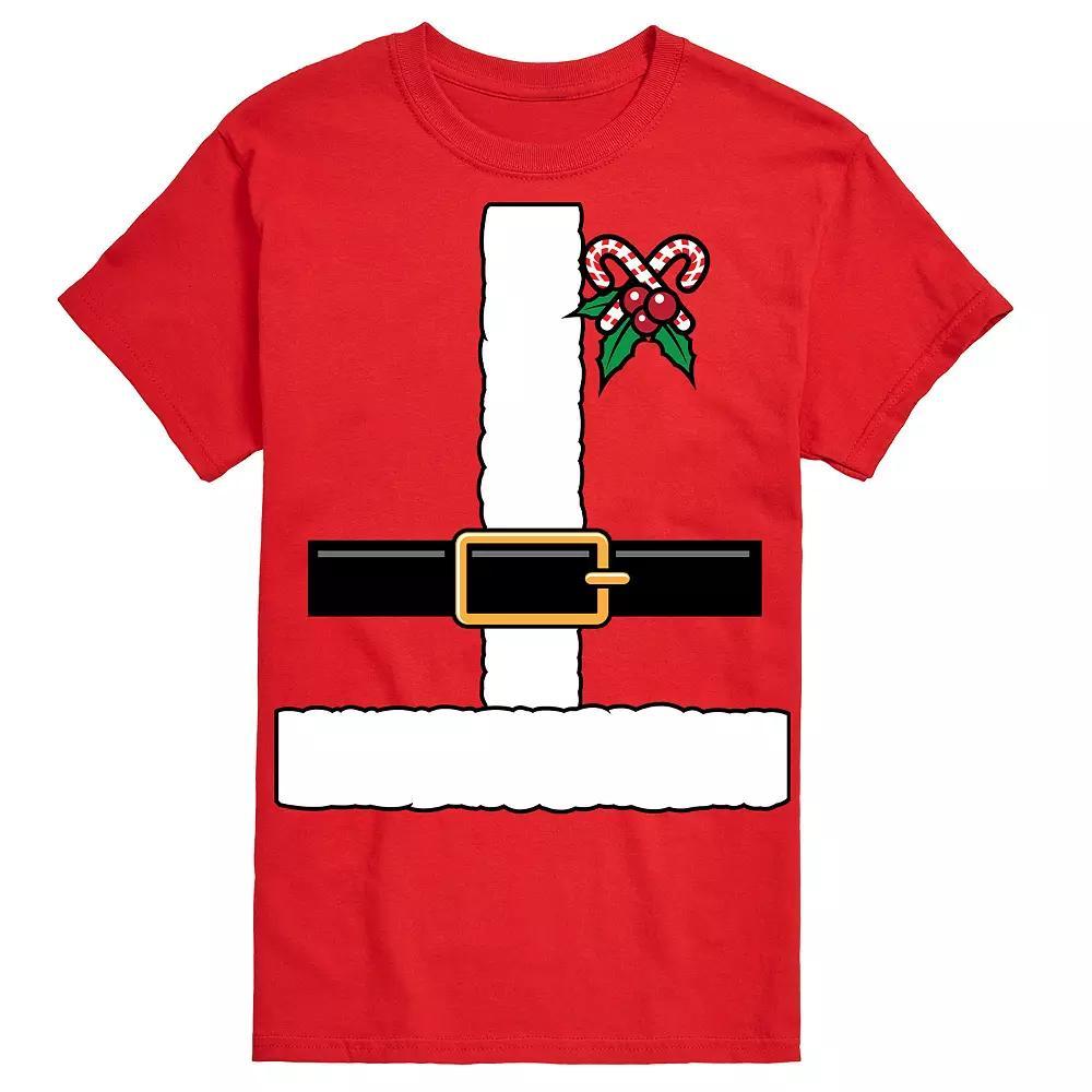 Men's Santa Suit Cosplay Graphic Tee,  Product Image