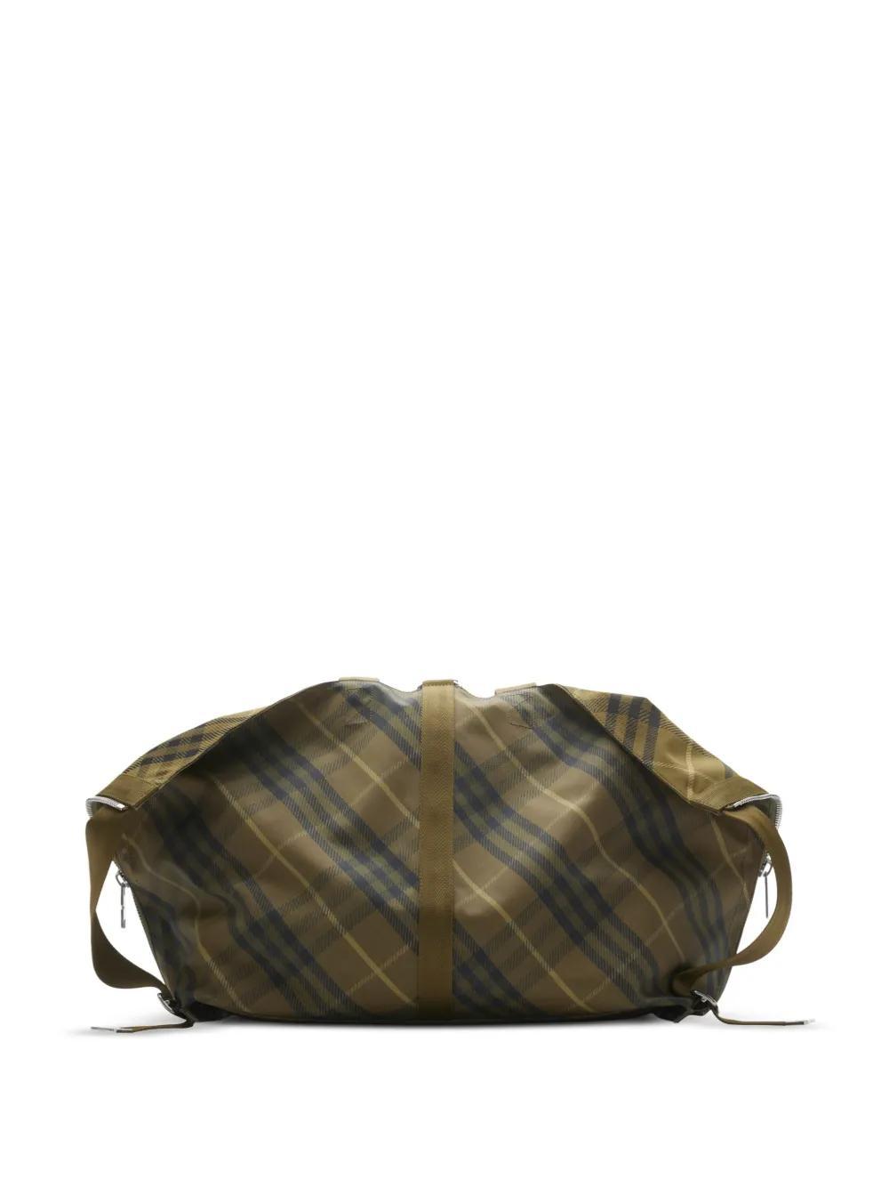 BURBERRY Large Tent Tote Bag In Green Product Image