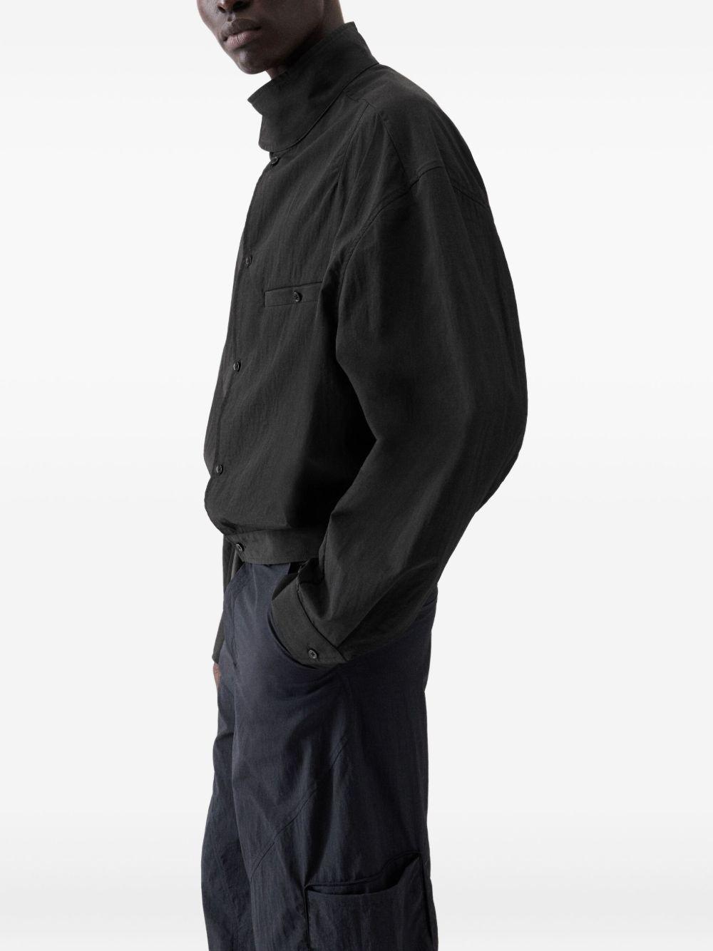 cropped button-up jacket Product Image