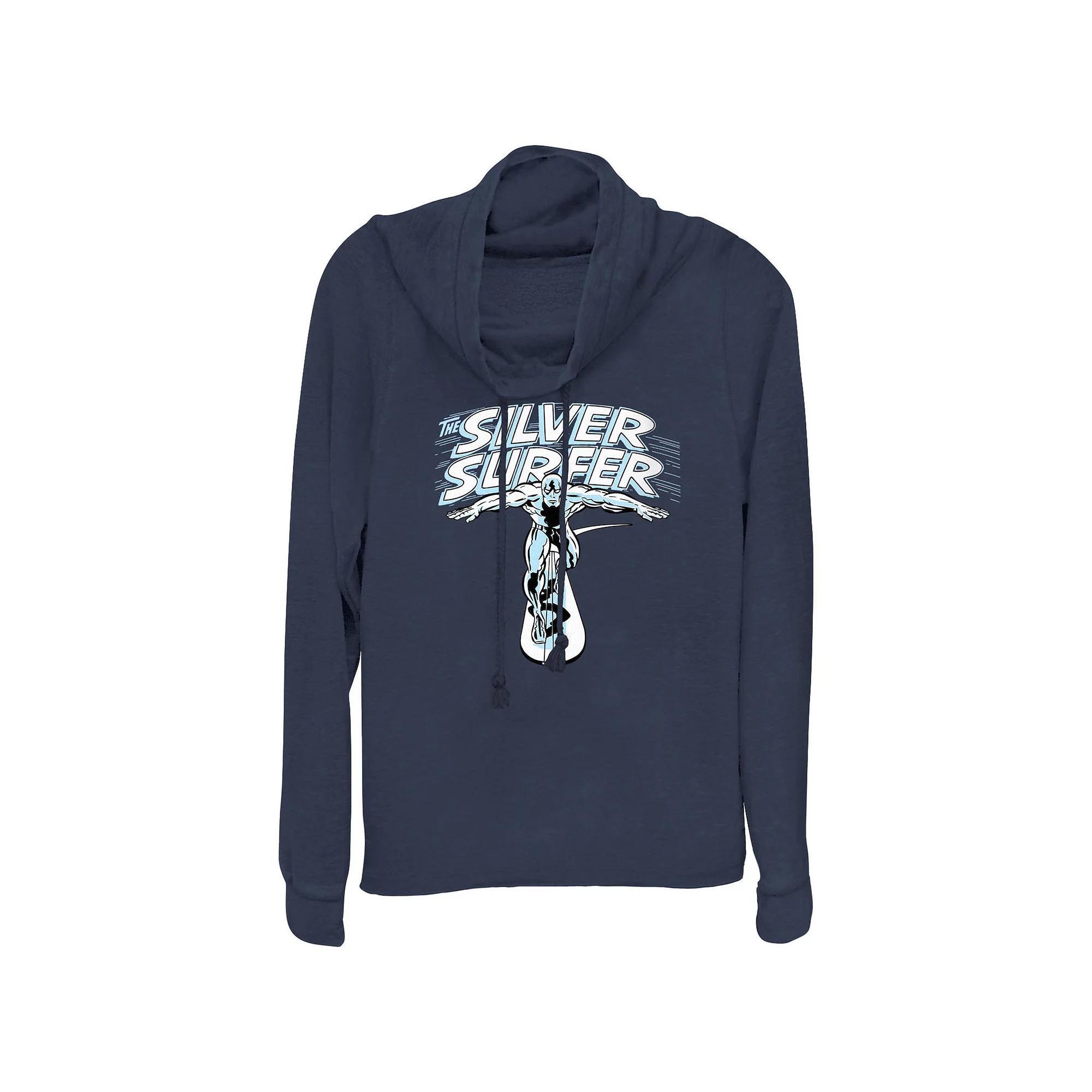 Juniors' Star Wars The Return Of The Jedi Typography Cowlneck Graphic Lightweight Long Sleeve, Girl's,  Product Image