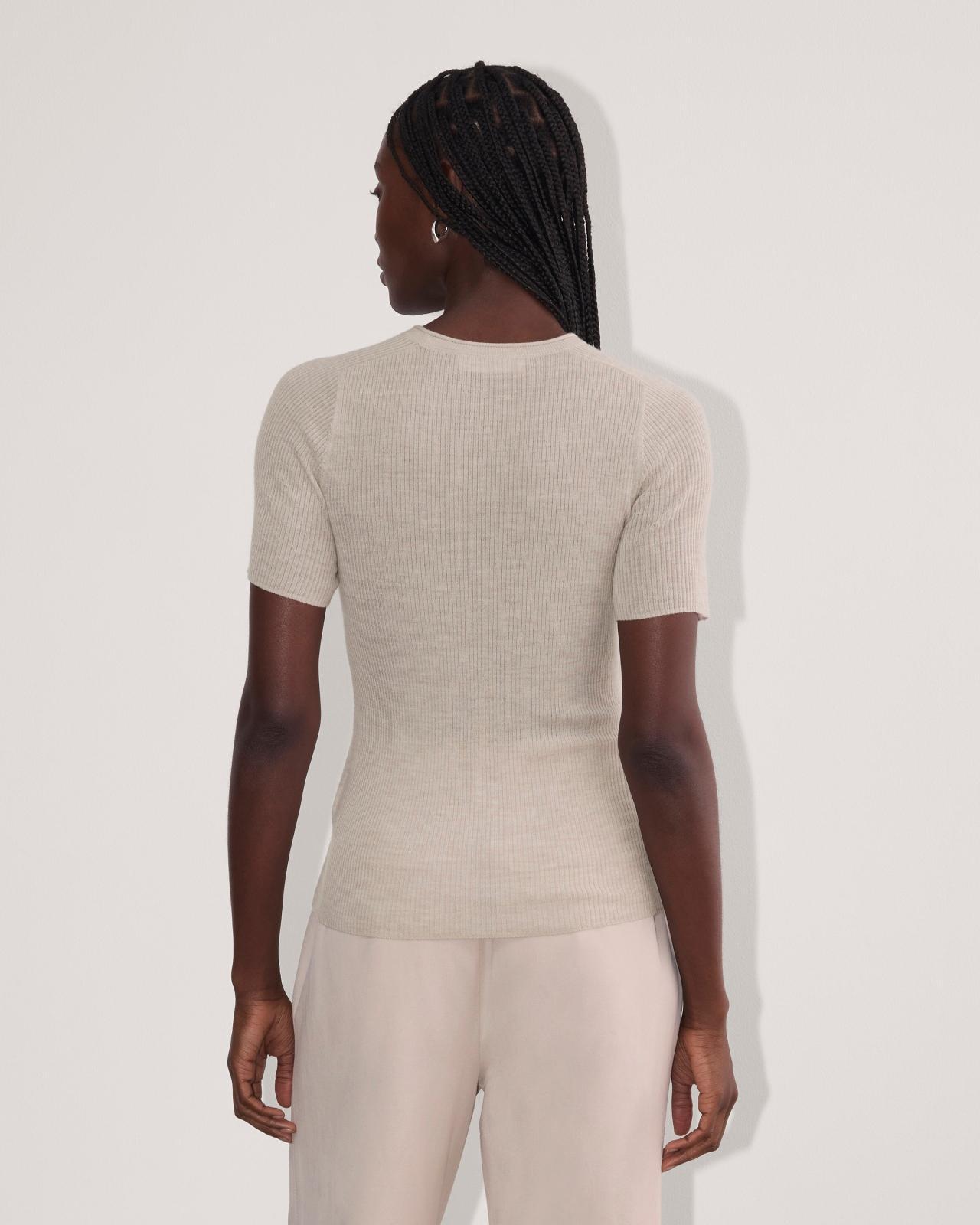 Womens Sweater T-Shirt in Ultrasoft Merino by Everlane Product Image