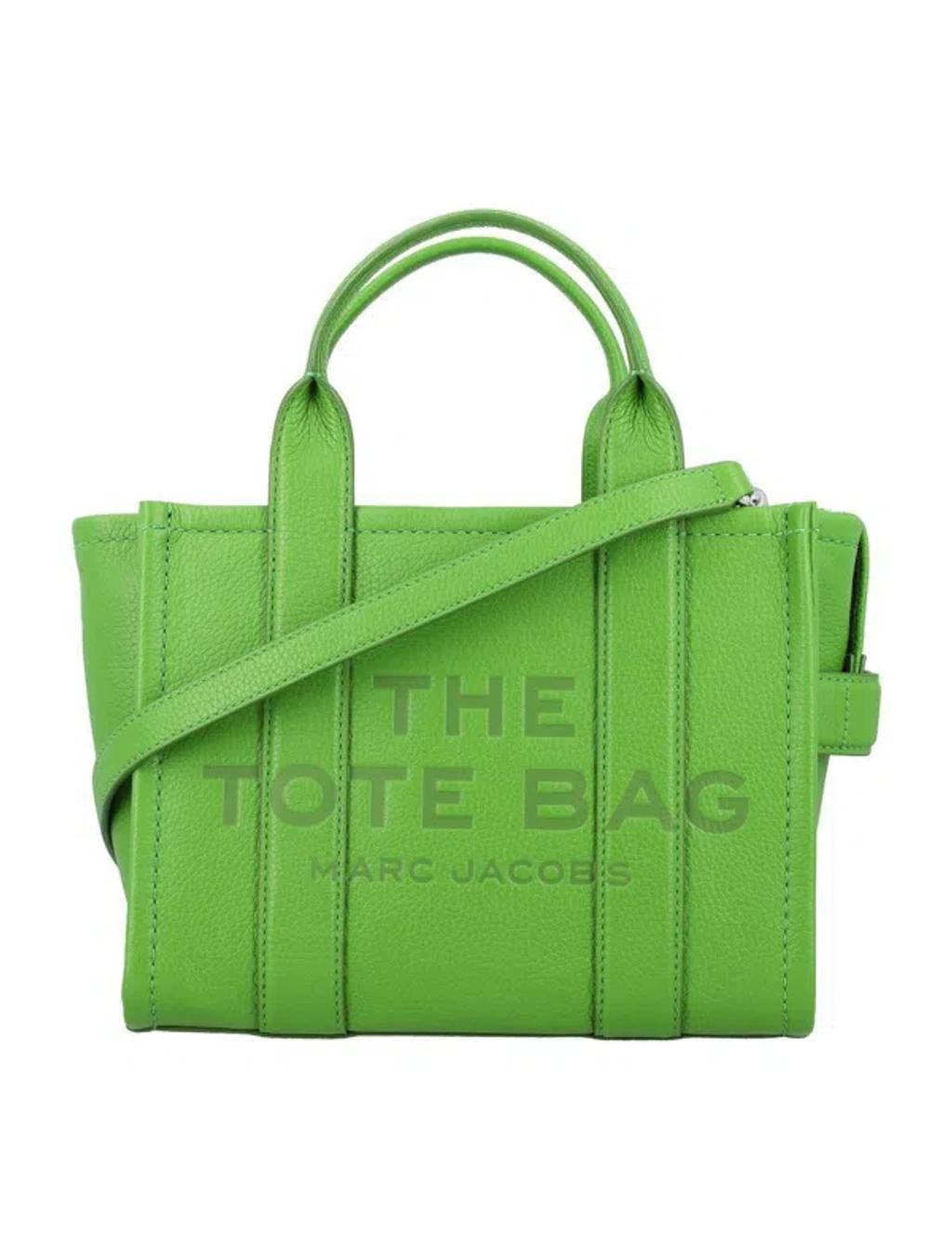 MARC JACOBS The Tote Small Handbag In Green Product Image