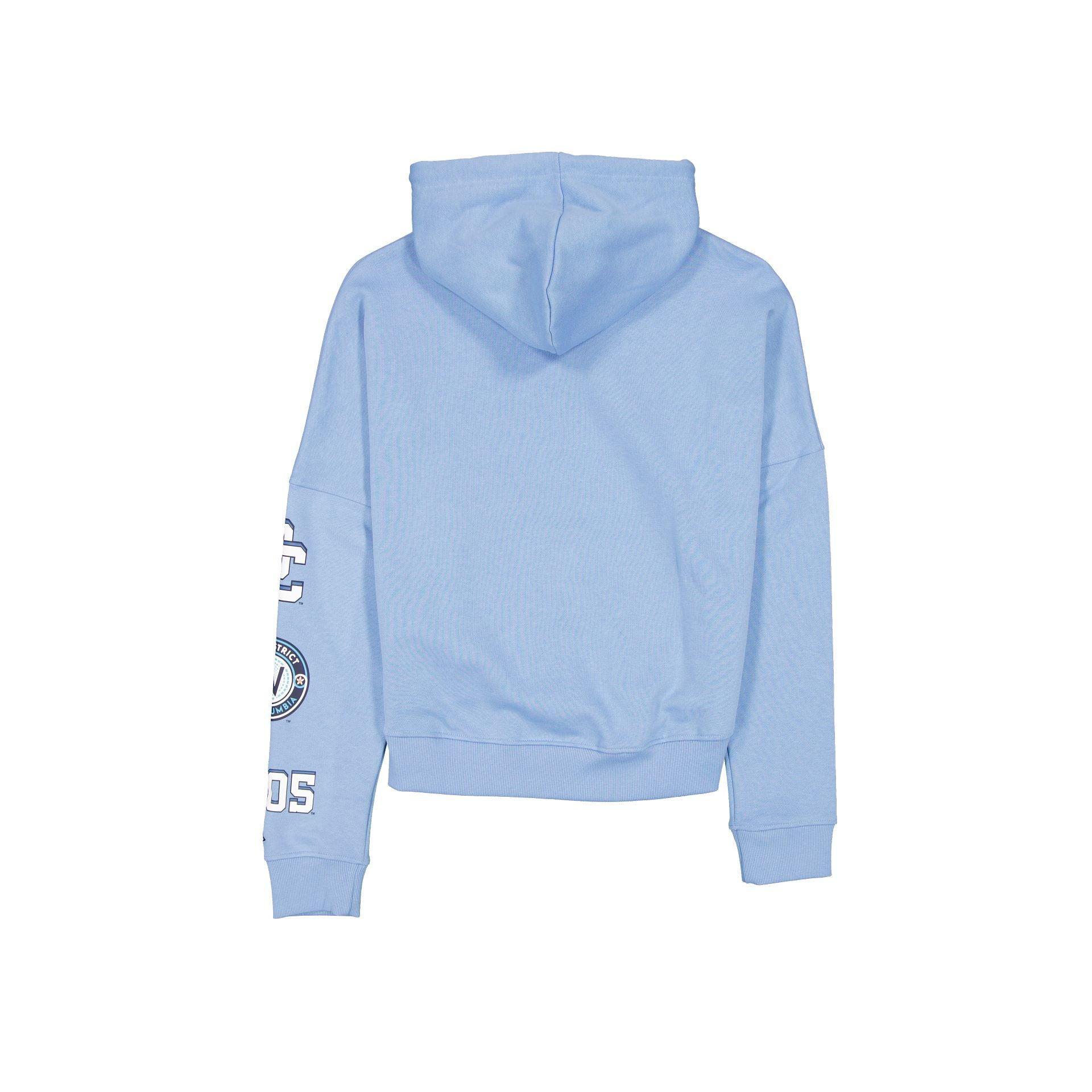 Washington Nationals City Connect Women's Pastel Blue Hoodie Female Product Image