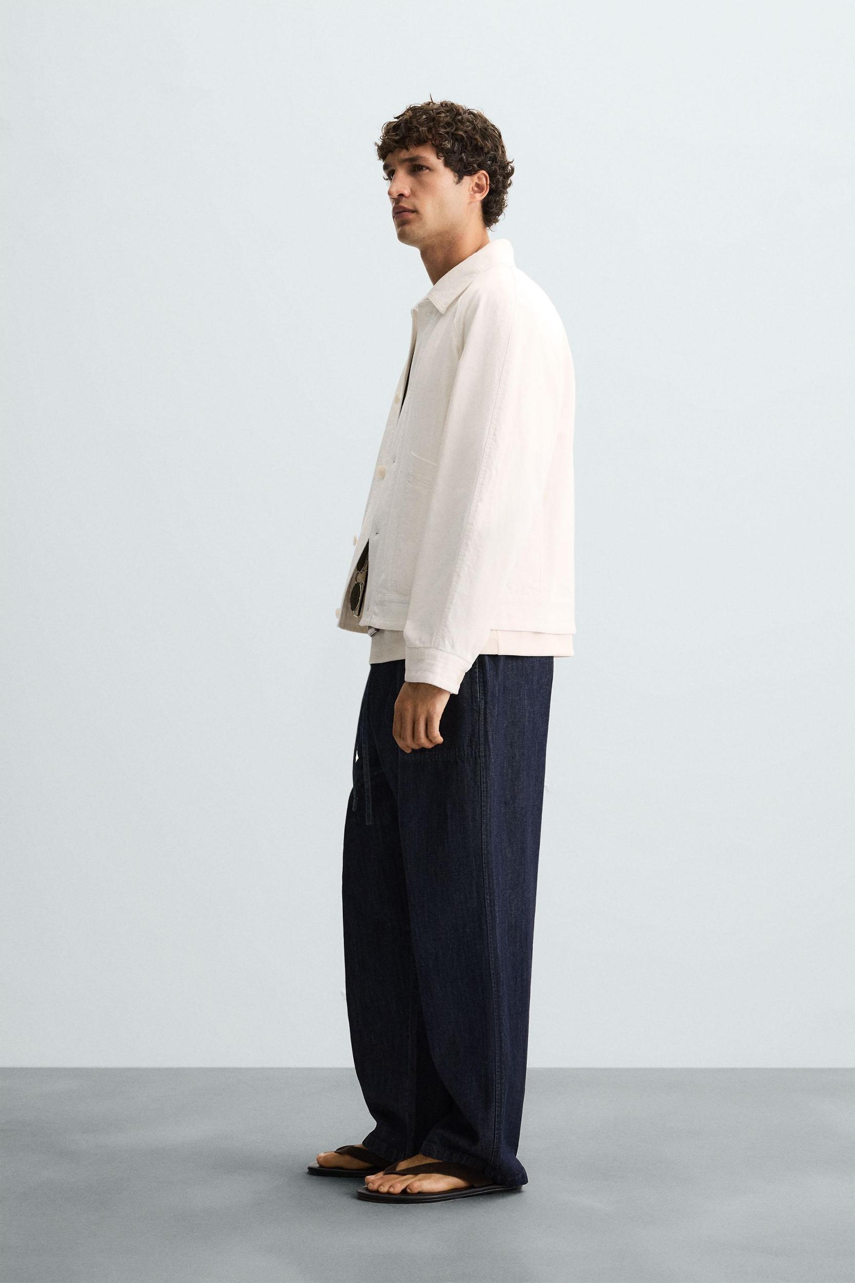 LINEN-COTTON JACKET Product Image