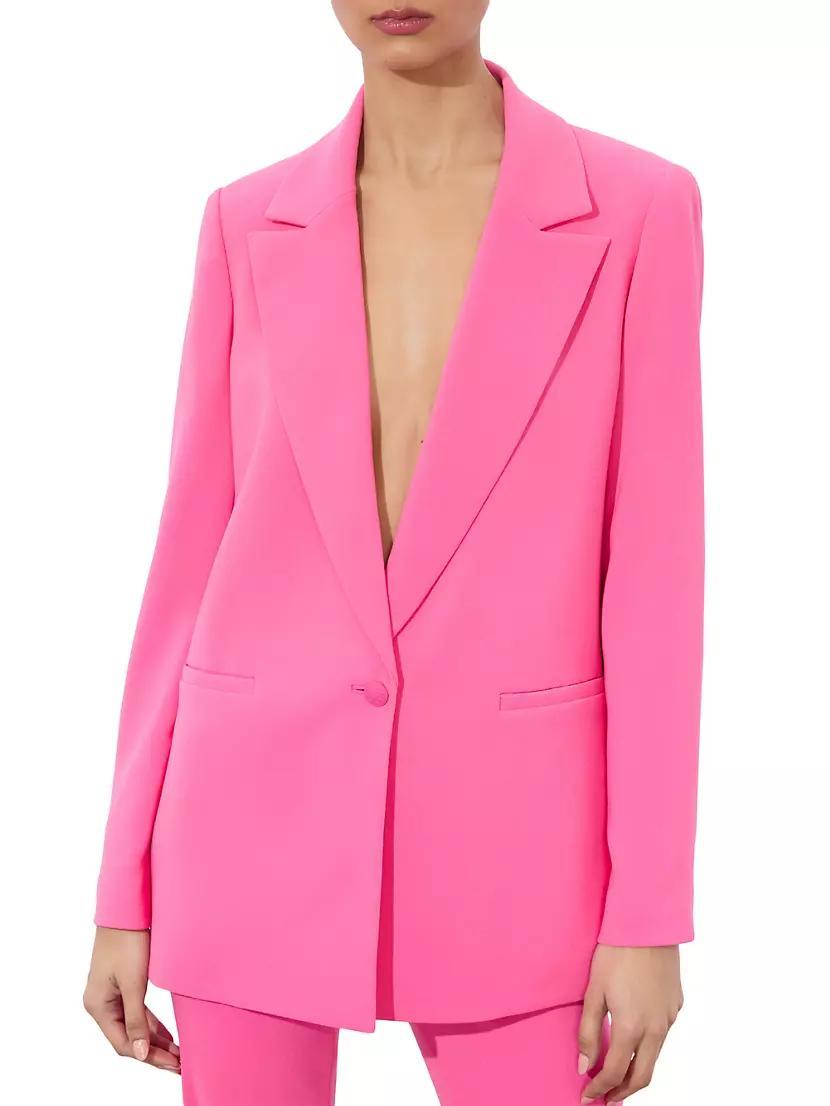 Denny One-Button Oversized Blazer Product Image