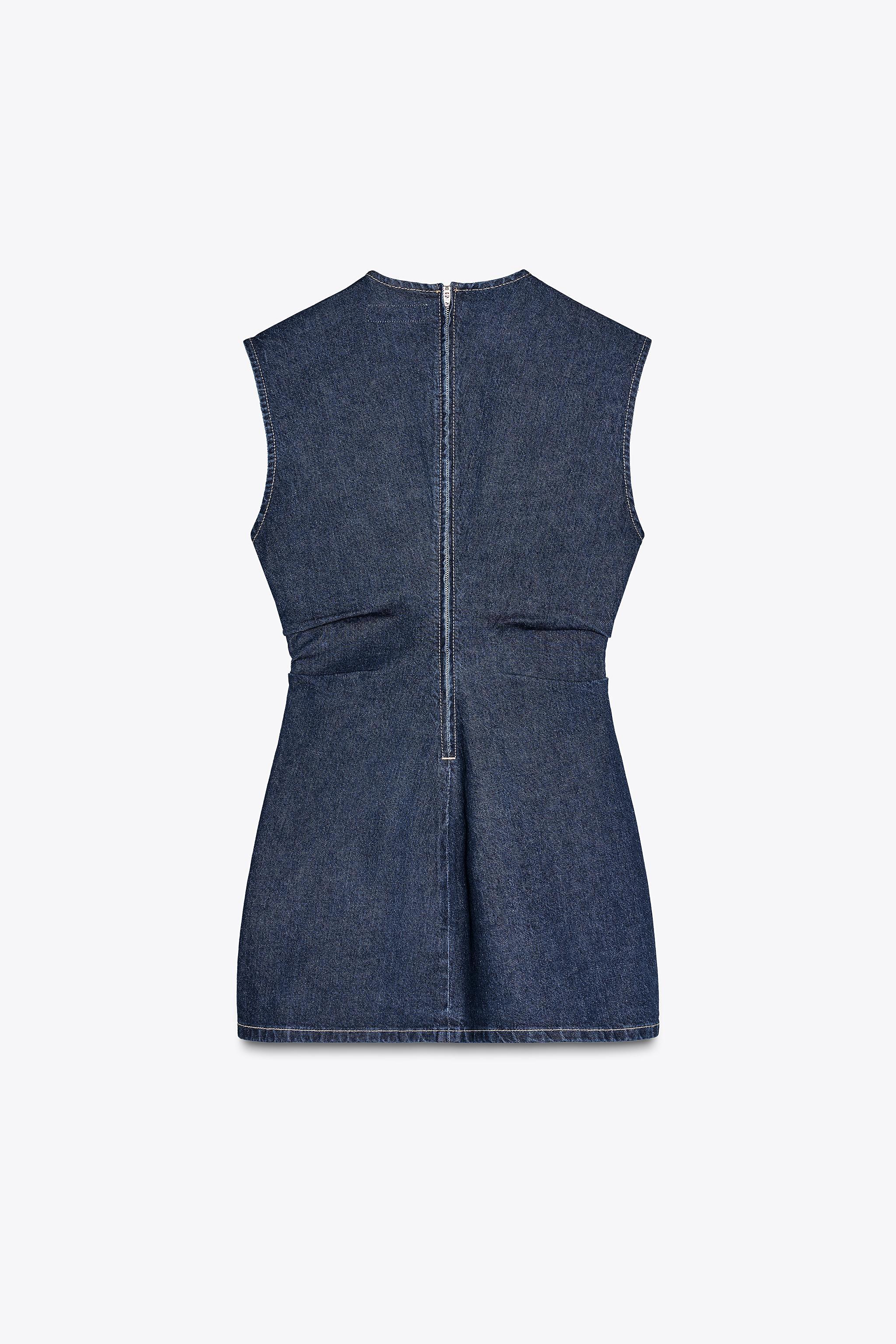 DENIM TRF DRESS Product Image