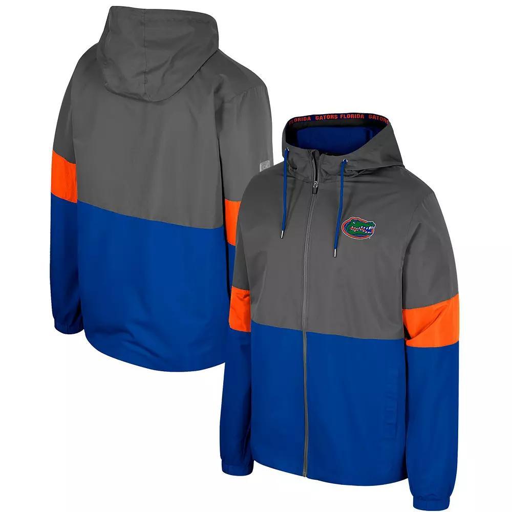 Men's Colosseum Charcoal Florida Gators Miles Full-Zip Jacket, Size: Medium Product Image