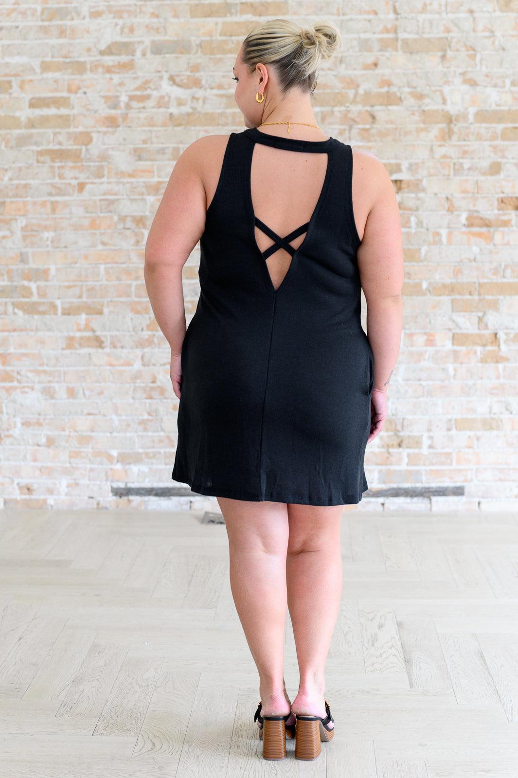 Back it Up Crisscross Cut-Out Back Dress (Online Exclusive) Product Image
