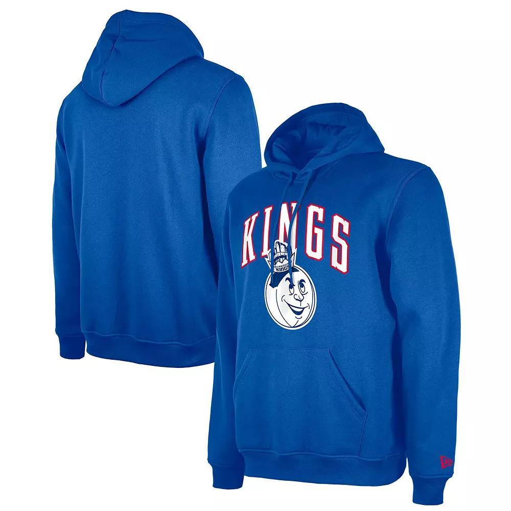 Men's New Era  Blue Sacramento Kings 2024/25 City Edition Pullover Hoodie, Size: 2XL, Kng Blue Product Image