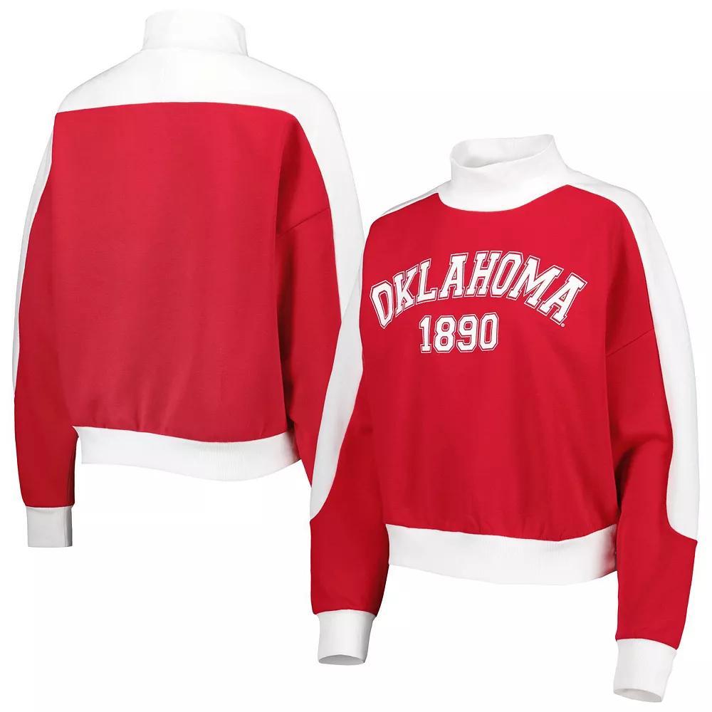 Women's Gameday Couture Crimson Oklahoma Sooners Make it a Mock Sporty Pullover Sweatshirt, Size: XL, Red Product Image