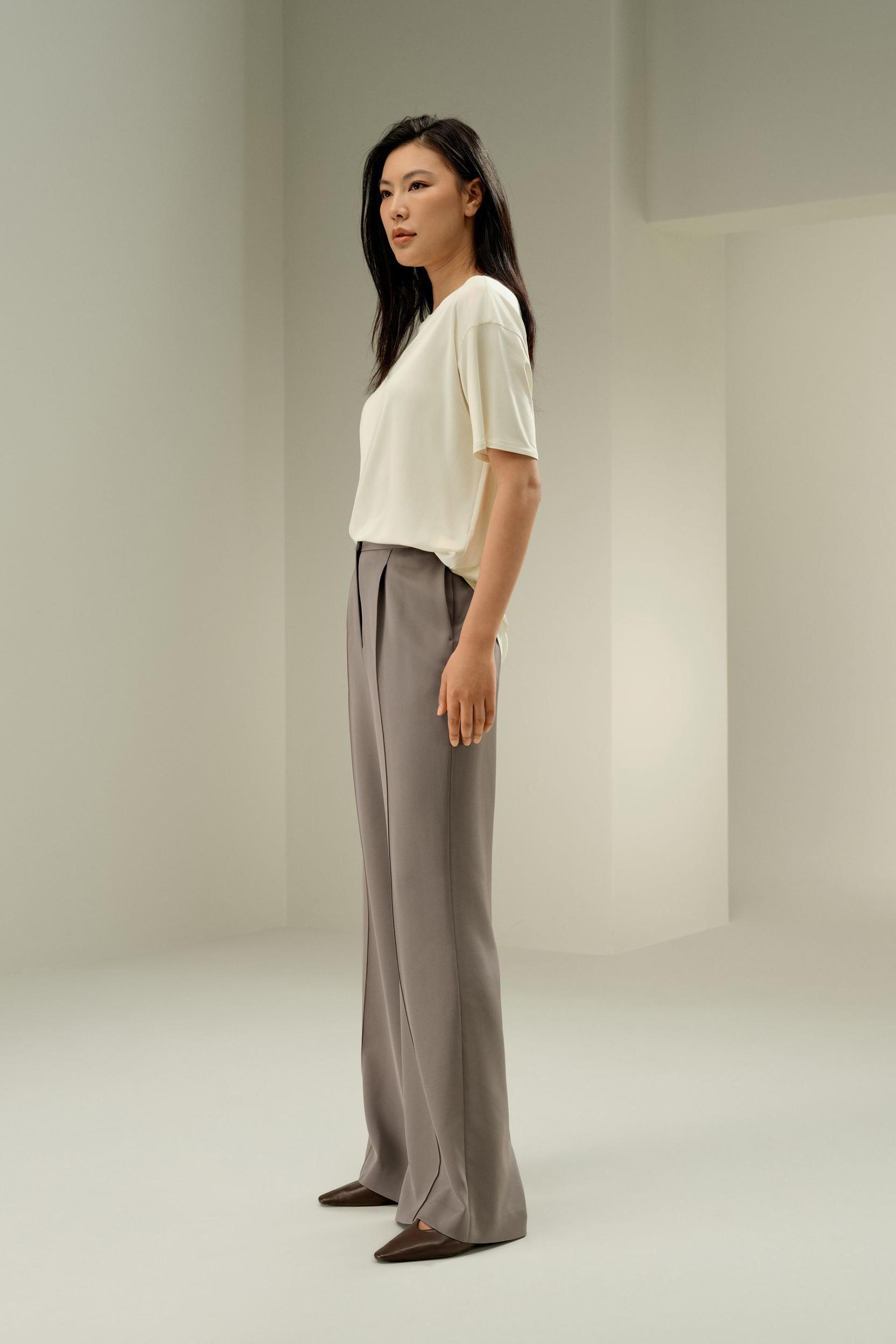 Oversized Silk Jersey Tee Product Image