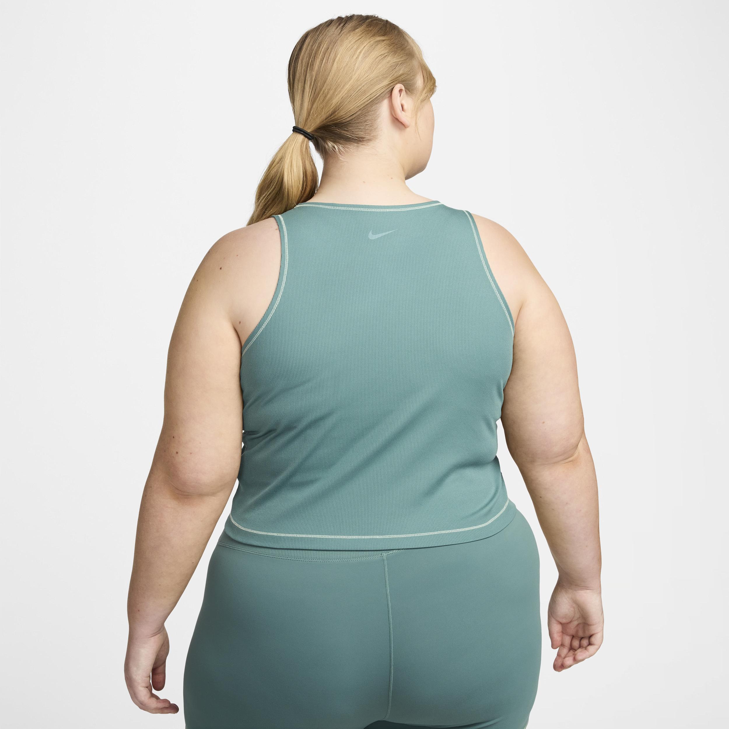 Nike Women's One Fitted Dri-FIT Ribbed Tank Top (Plus Size) Product Image