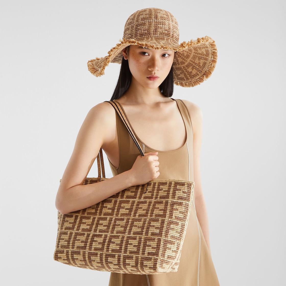 HatBeige viscose fibre hat Product Image